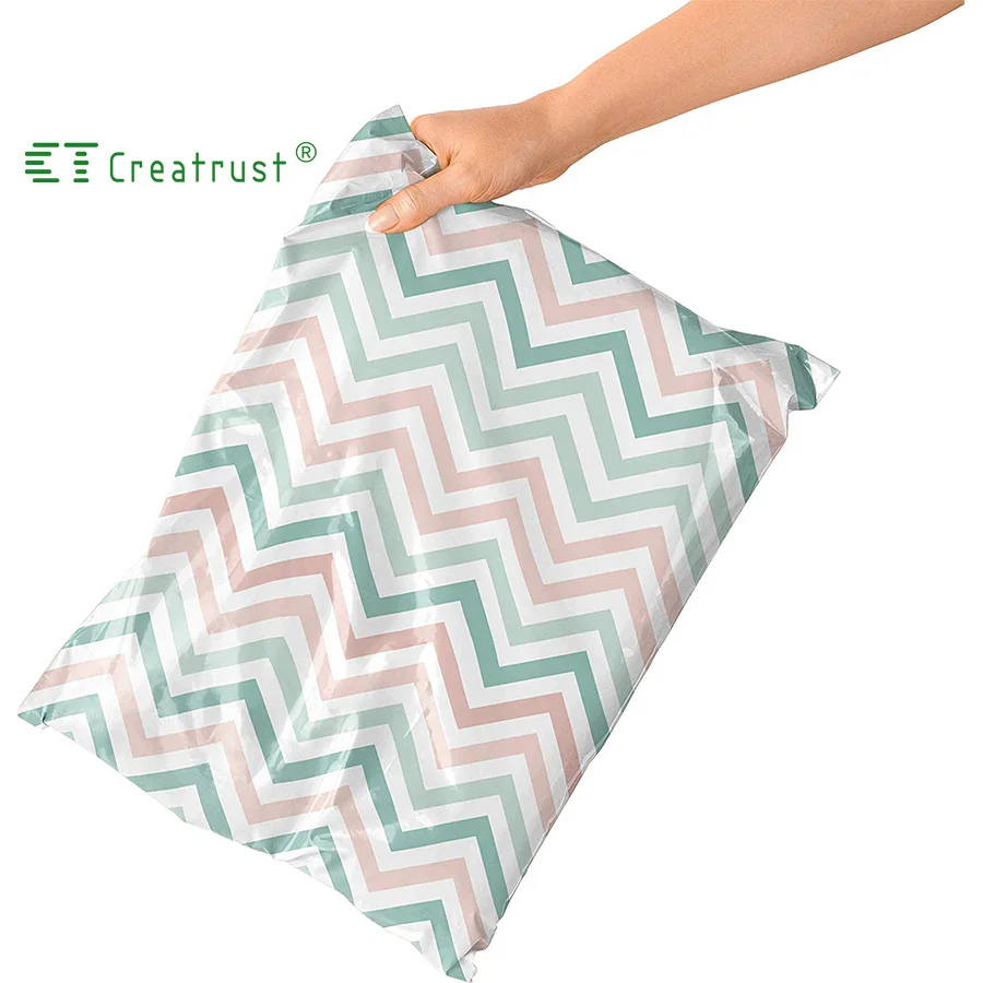 ZYCX Custom Logo Biodegradable Compostable Postage Plastic Envelope Packaging Shipping Courier Poly Mailer Mailing Bag