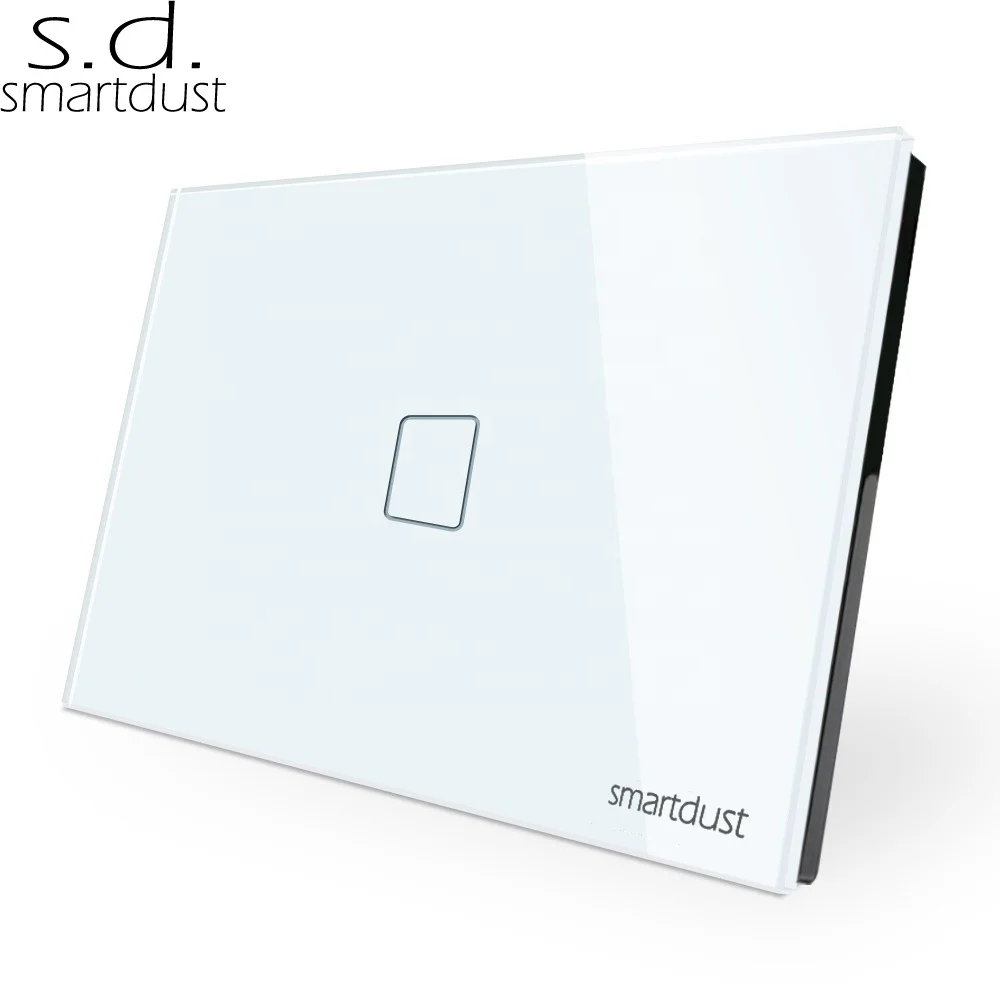  Smartdust Tuya Smartlife с приложением Google Home Alexa Смарт US Премиум стеклянный настенный выключатель света Wi-Fi IoT сенсорный удаленным управлением