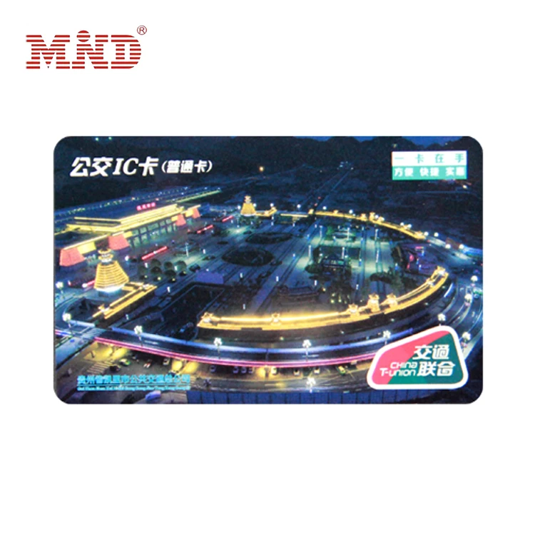 MIFARE Classic 1K/MIFARE Classic 4K/MIFARE Ultralight EV1 Chip RFID PVC Smart Card For Metro Bus