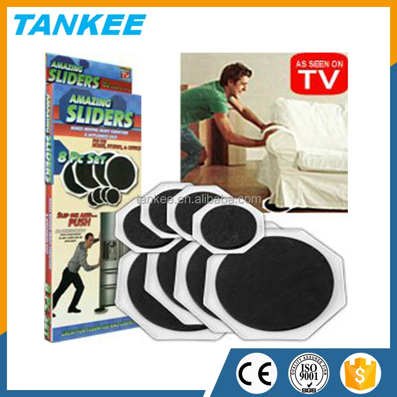 Cheap Factory Price Furniture Slider Pad Sets For Felt Chair Glides Moving Furniture Floor Felt Foot Protector