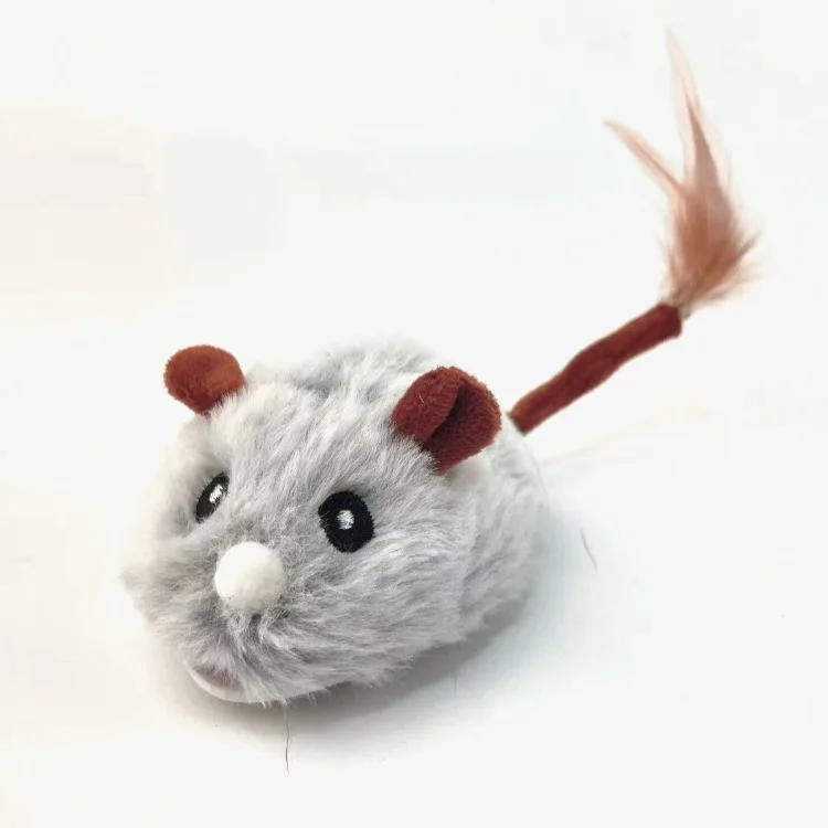 Plush mouse toys, intelligent electric simulation creative cat toys, USB electric pet toys