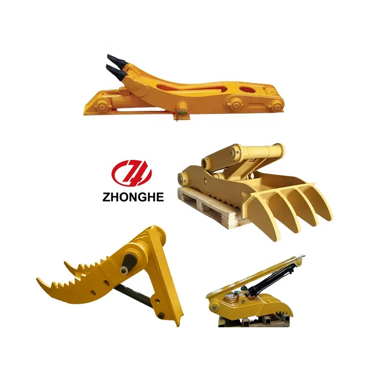 Excavator Attachments ODM OEM excavator bucket thumb manual hydraulic thumb