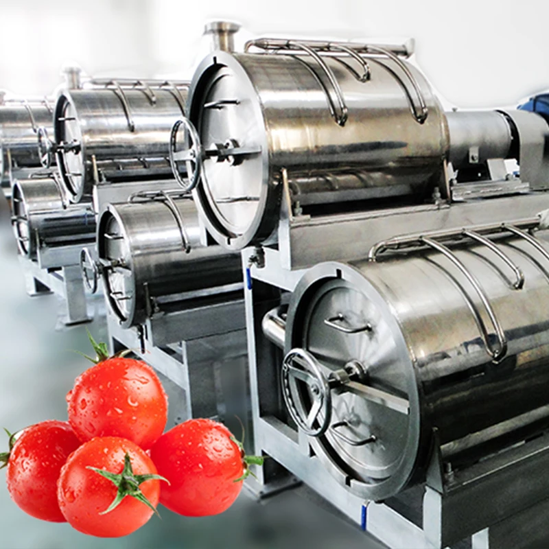 Tomato sauce production line full set paste making machine production line tomato processing