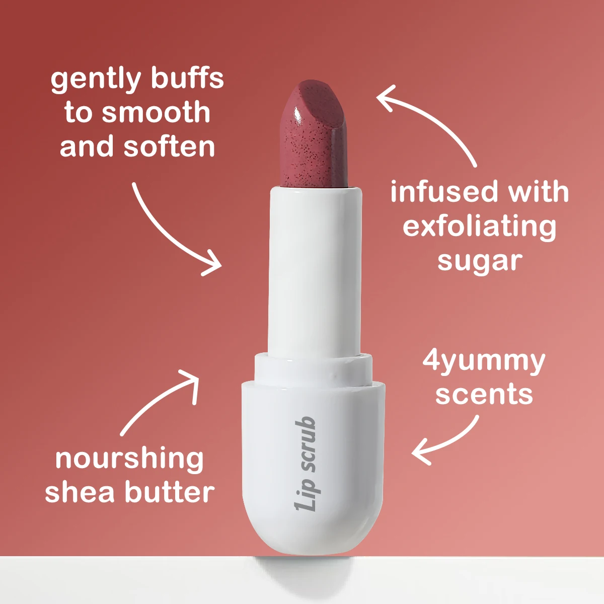 Moisture Scented Lip Scrub Gently Exfoliates For Soft Lipstick Wholesale Custom Logo Lip Makeup Yummy Sugar Lip Scrub