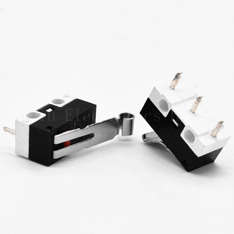 Factory direct sale KW10 Instant Limit Switch 2A 125V Stroke Switch 3pin Touch / tactile / push Button / Micro Switch