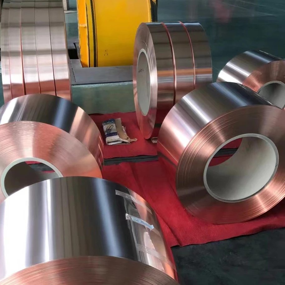 Customized 99.99% Copper Tape coil Copper Strip 0.5mm Cold Rolling Copper Foil