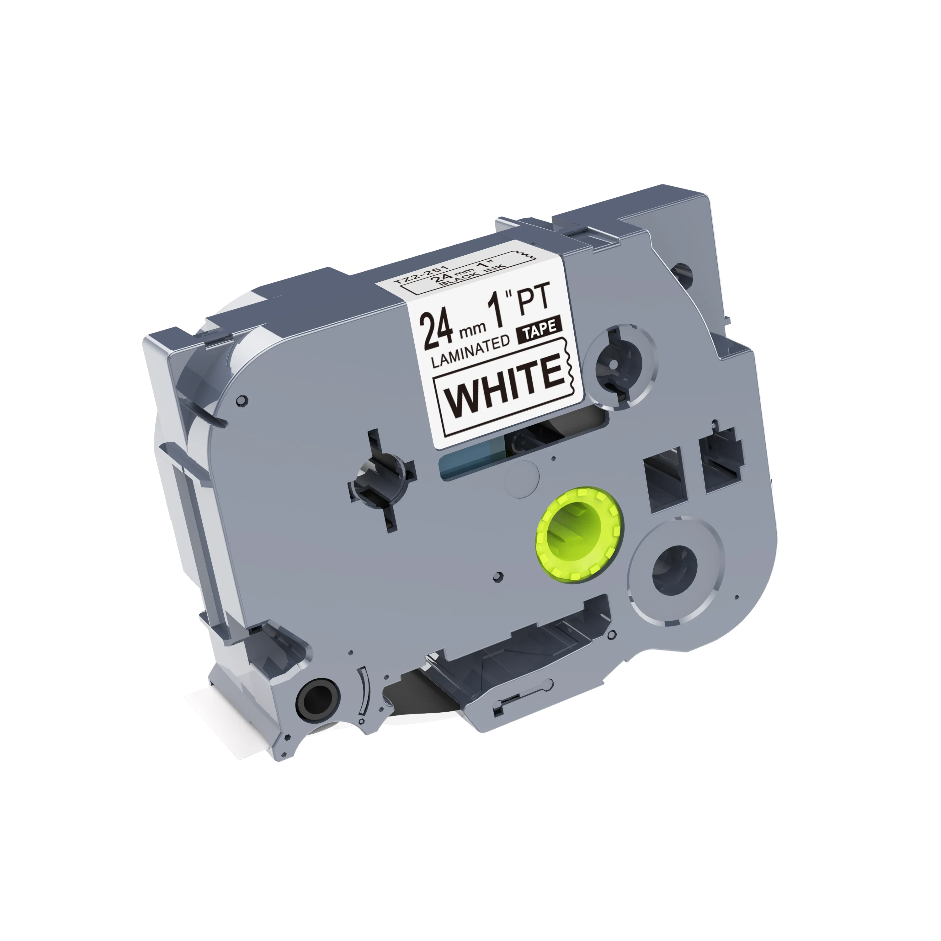 Stocked puty Tze 24mm Tze-251 Black White Label Tape For Brother