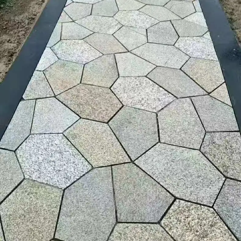 Customised outdoor patio flooring limestone Paving antislip stone tile