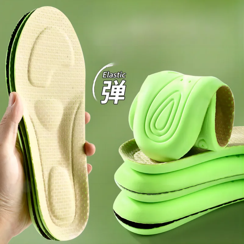 Chinese herbal essence of the insole Sports  and sweat   insole is not tired standing for a long time foot massage insole