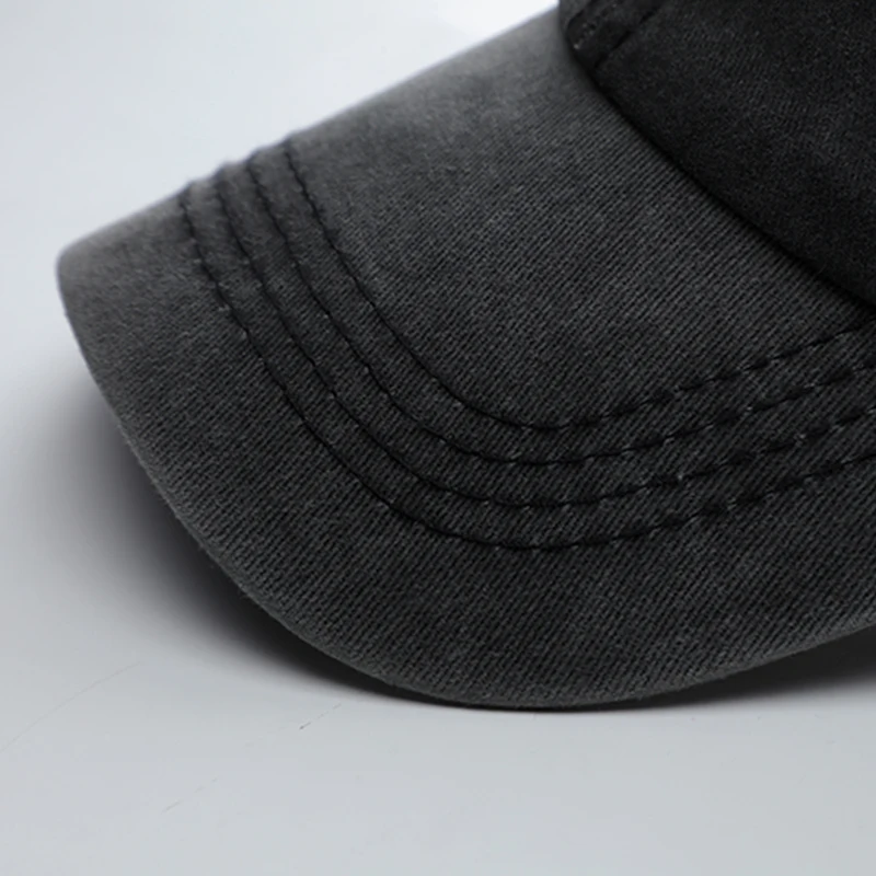 Высокое качество 6 Панель черная однотонная бейсбольная изготовленным на заказ логосом папа шляпа Мужская винтажная сумка крышка