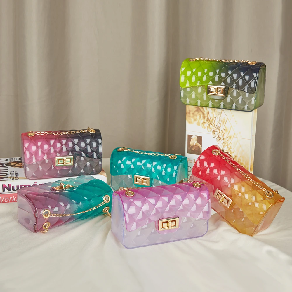 2022 jelly bag mini purses and handbags bolsas kids ladies cute small crossbody purse bags women handbags ladies