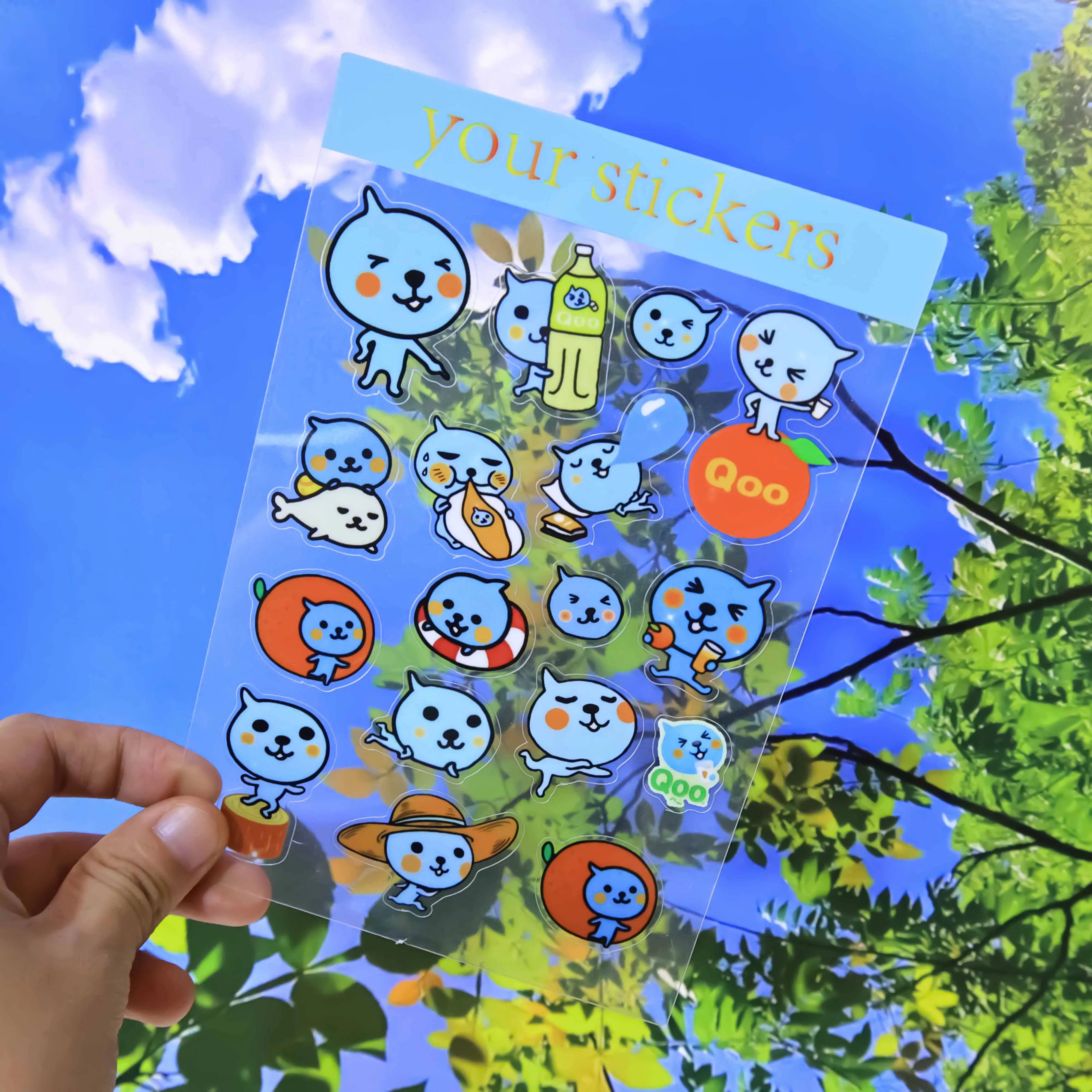 Custom Personalized Vinyl Stickers Clear Vinyl Stickers Custom Kiss Cut Stickers