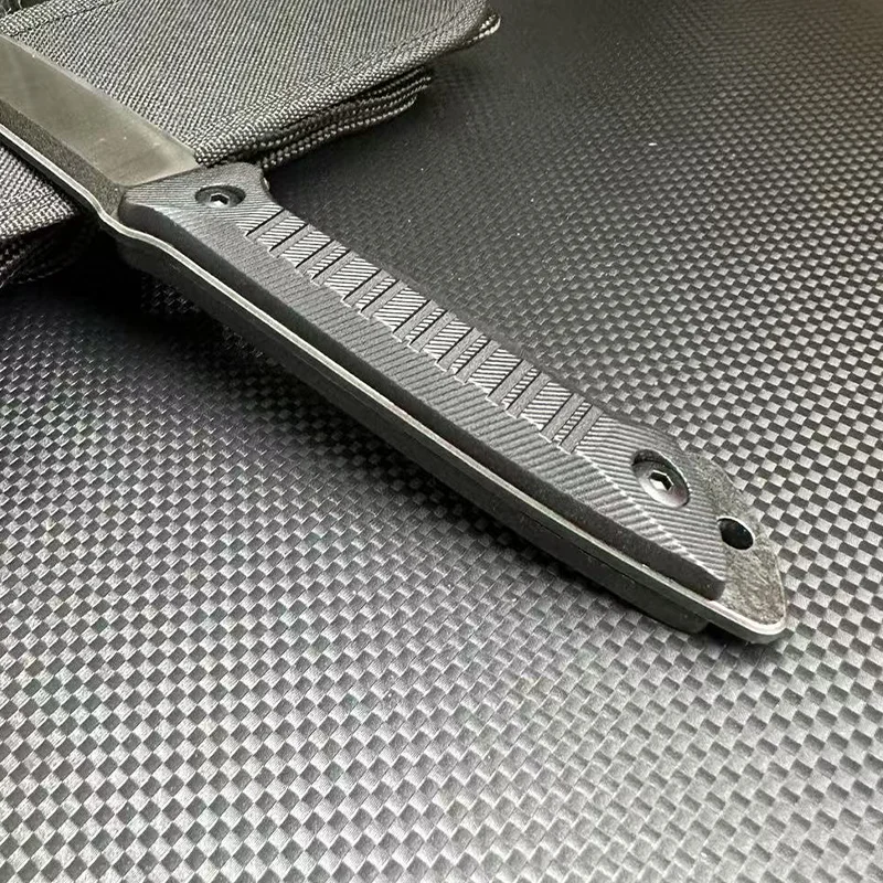 G10Hand lever hunting knife with sheath fixed blade knife Sharp stainless steel 440c outdoortactical survival knife