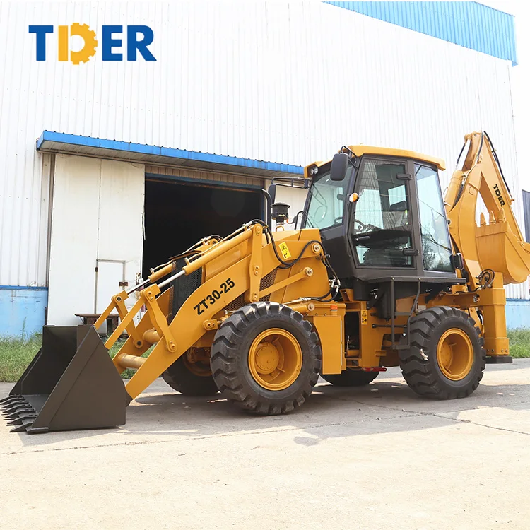 TDER Gold Supplier 3ton backhoe loader 4x4 chinese backhoe loader
