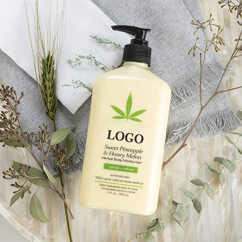 
OEM High Quality Private Label Skin Moisturizing and Whitening Body Lotion For Organic Parabens Free 