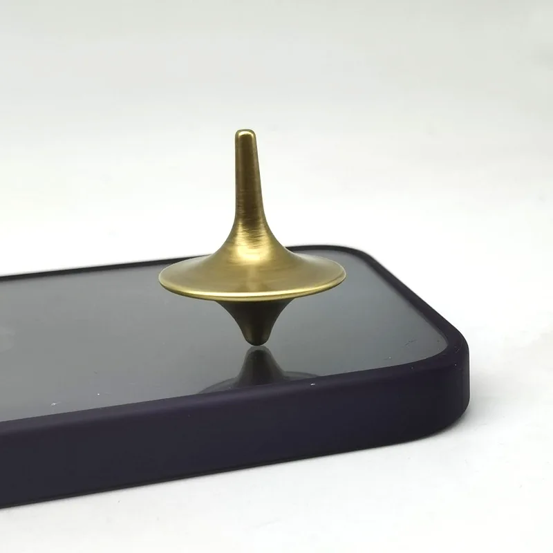 Hot selling zinc alloy inception Accurate Shiny Precision Machined Spinner Top Precision Gyroscope Desk Fidget Toy