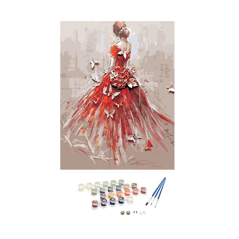 
40x50 Dropshipping DIY oil painting by numbers for adult oil painting for wholesale 