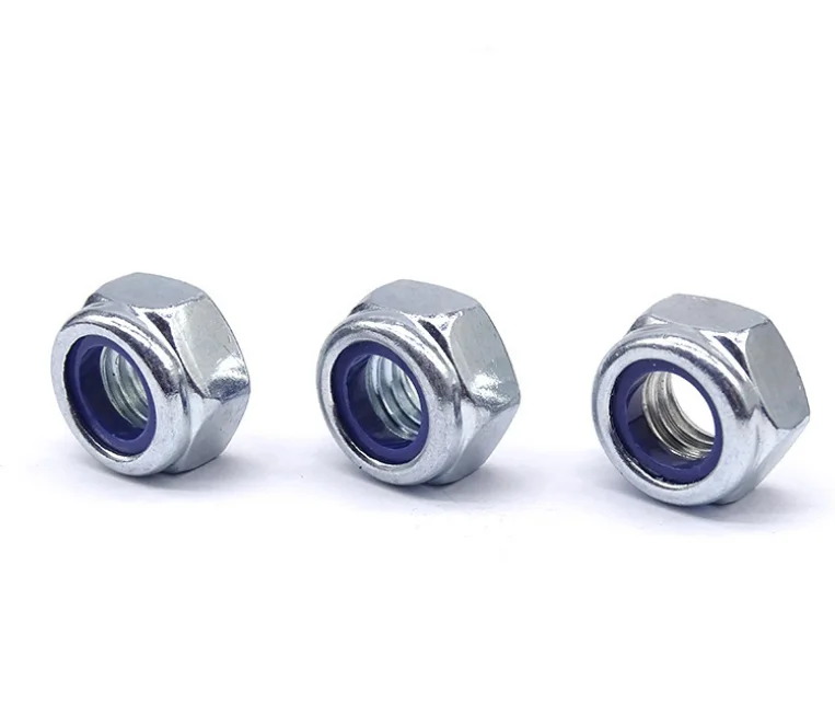 DIN 985 982 фиксирующая гайка Geomet 500B ZN-Ni с нейлоновой вставкой