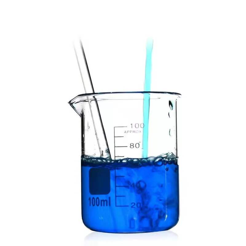 OEM Customized Laboratory Glassware 5ml 10ml 100ml 200ml Glass Measuring Beaker