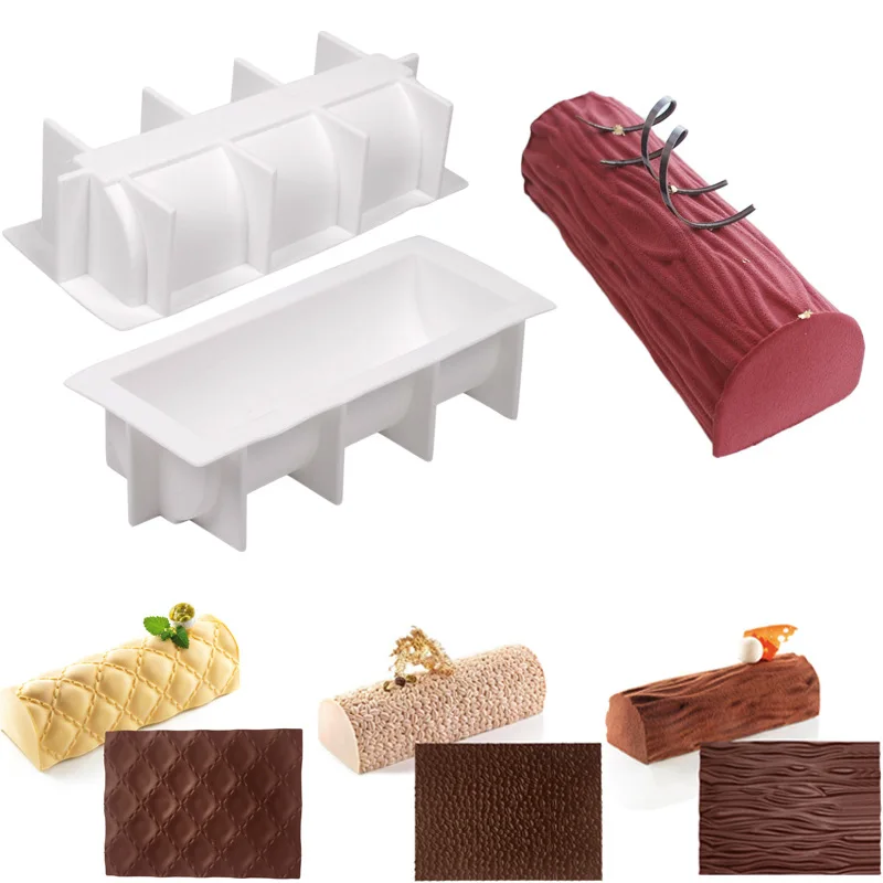 Early Riser Silicone 3D Cake Mold Swiss Roll Baking Supplies Mousse Cake Dessert Tools