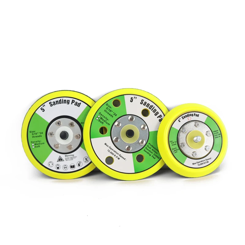 Pneumatic Polishing Discs with or Without Perforation for Pneumatic Multi-size