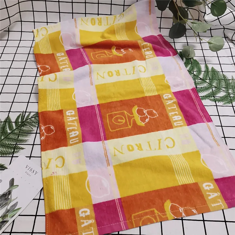 100% Cotton Custom Farmhouse Blank Sublimation Flour Sack Printed Linen Tea Towels Blue And White Wholesale