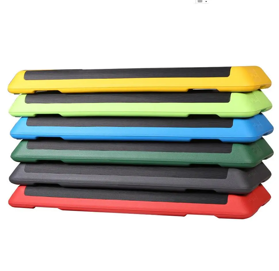 Profesional Adjustable Exercise Pvc Abs Aerobic Step Platform Fitness Steps Custom Aerobic Stepper Board For Gym Fitness