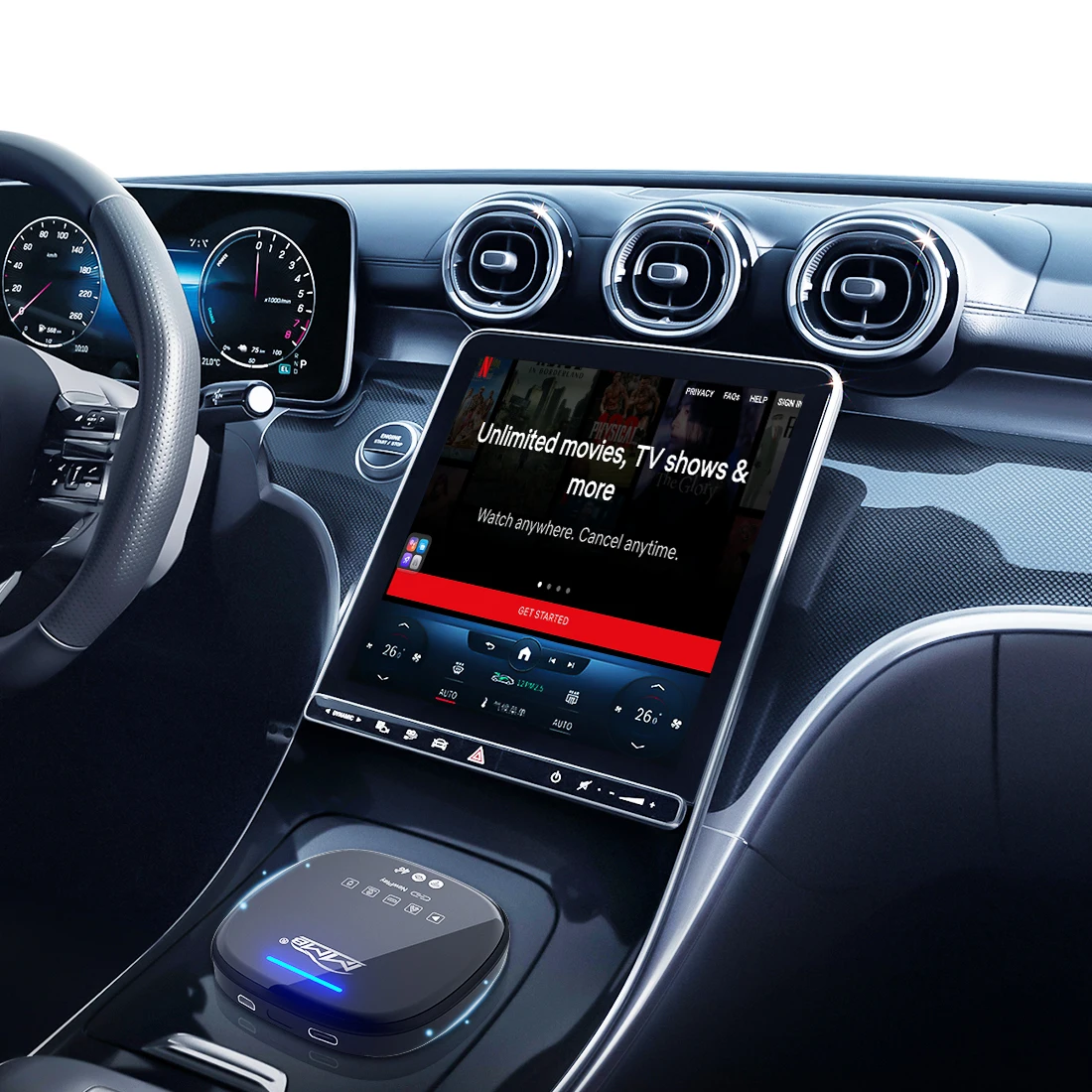 Plug and Play portable Universal carplay Wireless CarPlay Adapter Interface Smart Android Multimedia CarPlay AI Box monitor