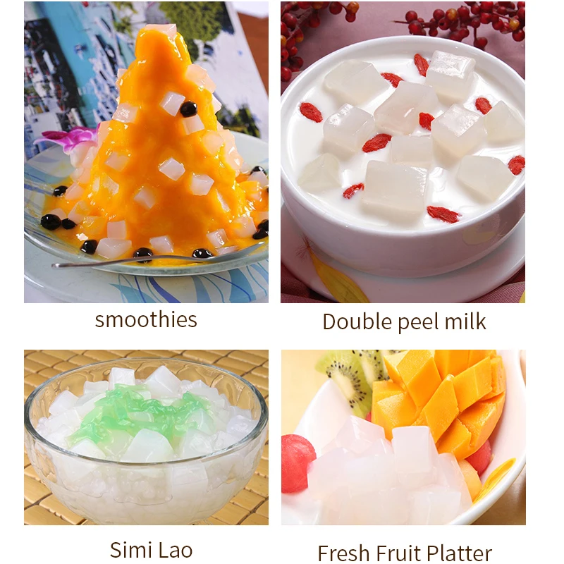 Coconut jelly pearl milk tea shop special raw materials for direct consumption of coconut pulp