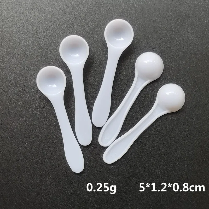 Disposable Plastic Measuring Spoons for Coffee Tea Milk Powder 0.25g 0.5g 1g 1.5g 2g 3g 5g 7.5g 10g 15g 20g 30g