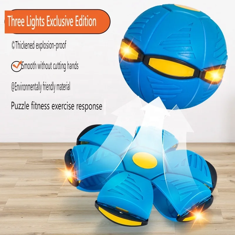 2024 New Products Fly Toy Outdoor Throw Magic Spinner Disc UFO Magic Flying Saucer Ball Toys For Baby