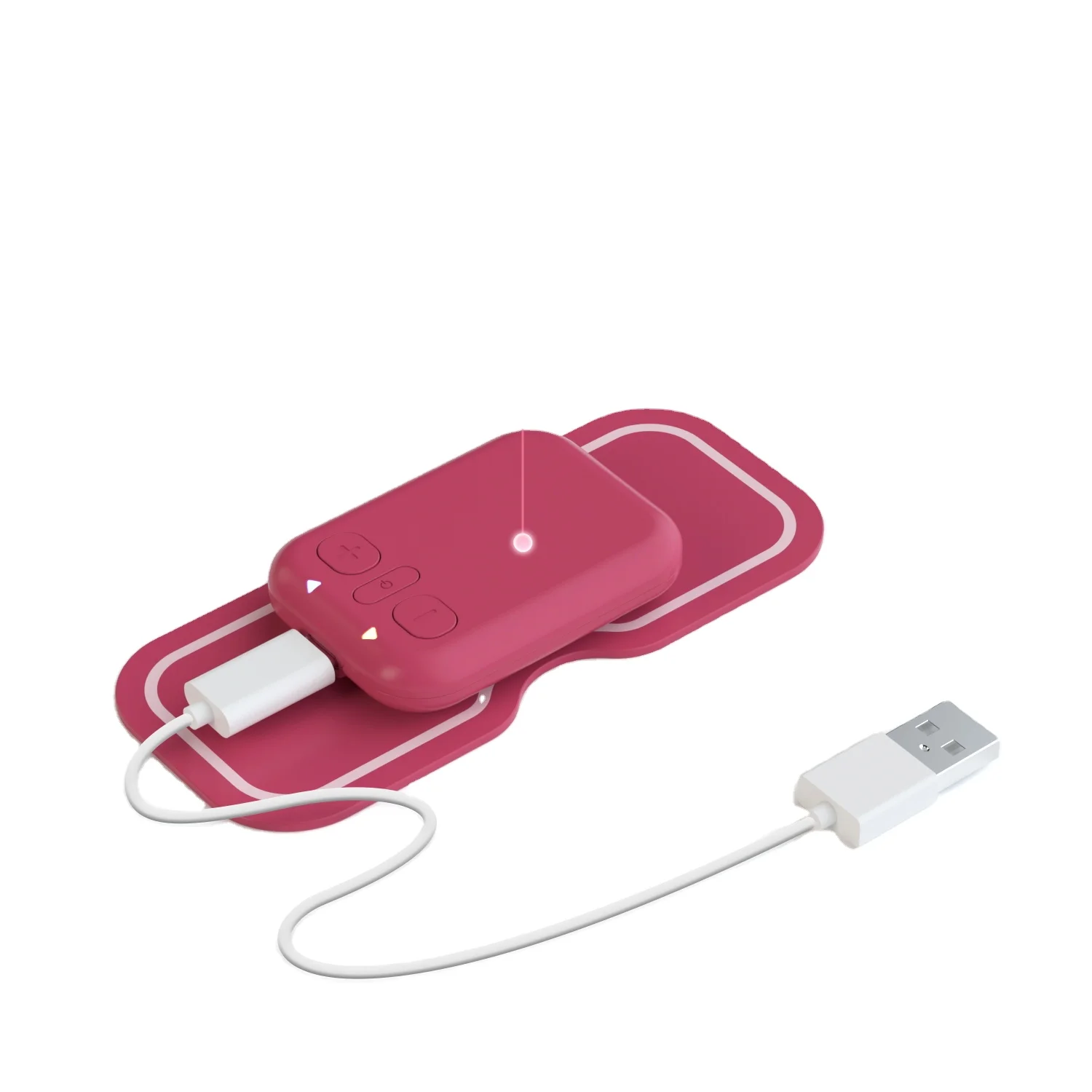 Relief Heat Cramps Pain Portable Pads Massage Period Smart Warm Palace Relie Massager Women Ems Menstrual Heating Pad