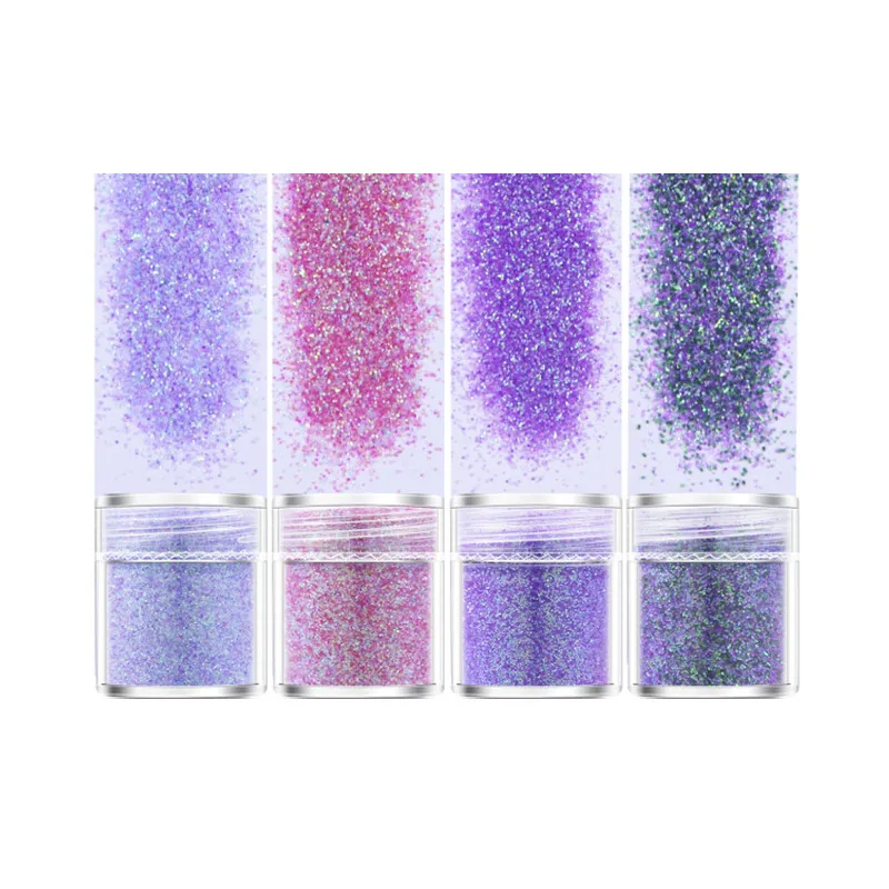 Wholesale Nail  Glitter Sequins Holographic Glitters Shifting Colors Glitter Sets