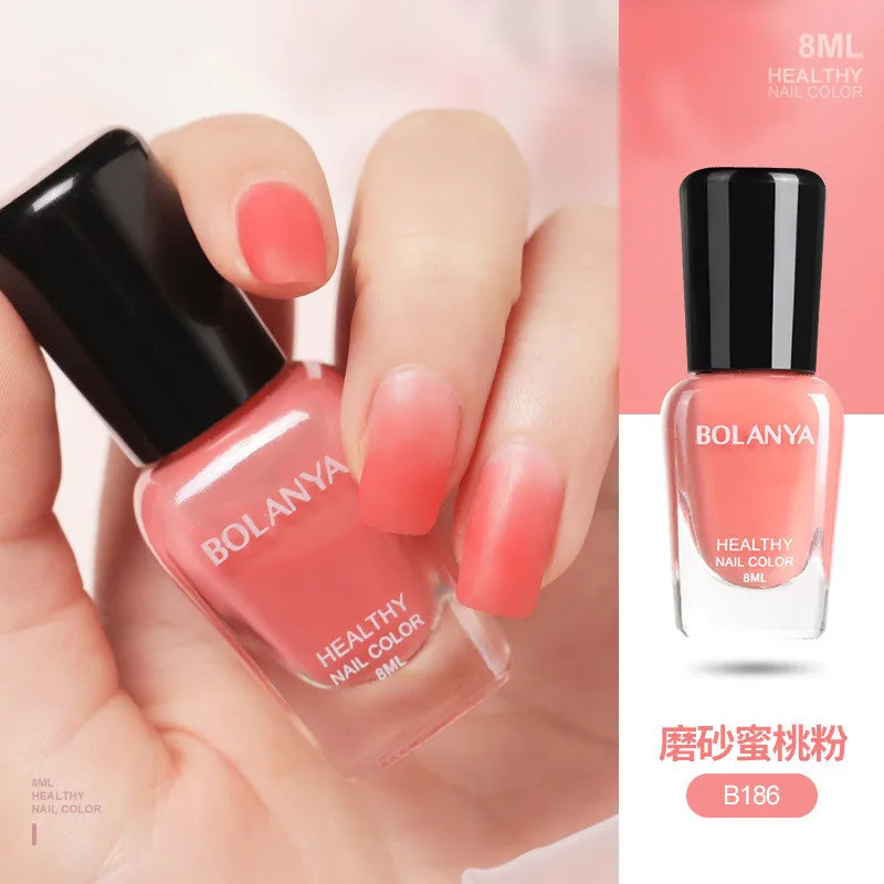 Wholesale nail polish 8ml color non-toxic private brand peelable gel water-based nail polish