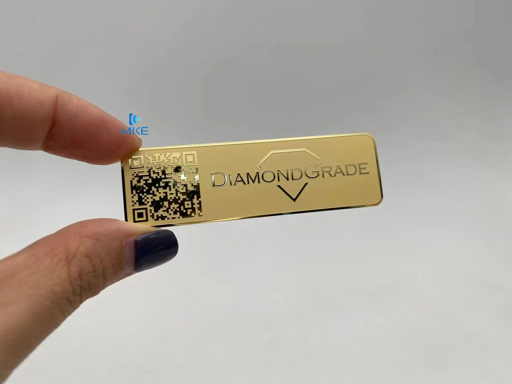 Stainless Steel logo Engraved Plate Tag Custom Sticker Metal Labels