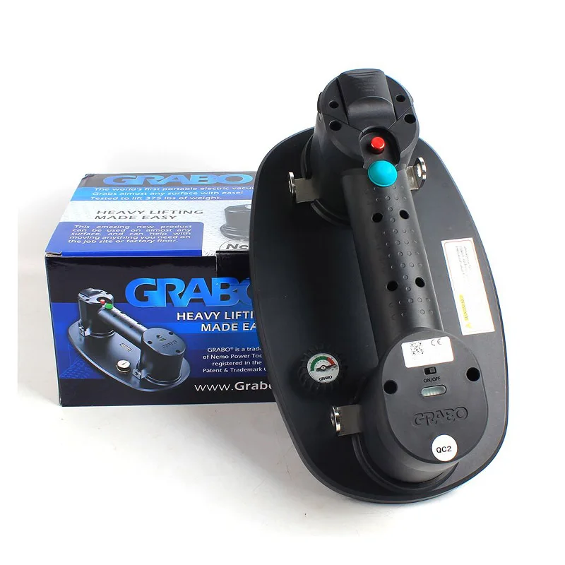 2021 Electric Vacuum Suction Cup For Structure Tile Glass Wood 170kg GRABO Brand