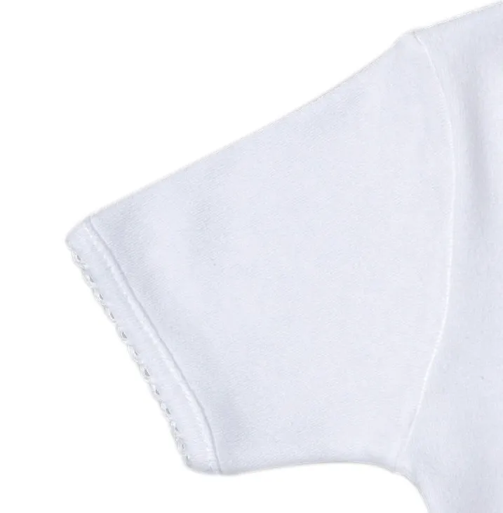 Wholesale Ellepi Brand 100% Cotton Soft Fabric And Comfortable-Fitting Short Sleeves Girls Undershirt For 2-5 Year Olds Baby