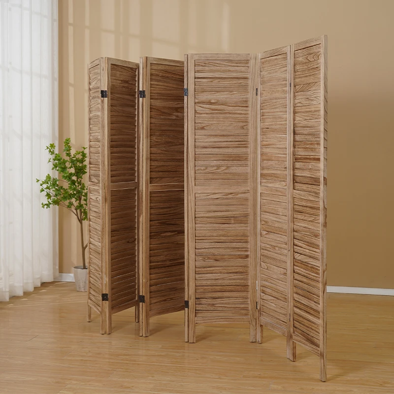 Separation Paravent 8 Panel Folding Screen Room Separator Wood Screen Room divider partition