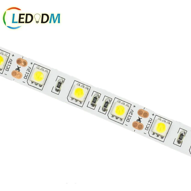 LED Flex Ribbon HD 5050 White 4000k 3000k Warm 60D DC24V DC12V 14.4W  With CE ROHS ETL  Can Remote Control SMD Led  Light Strip