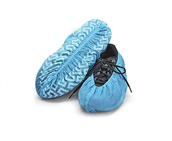 factory price disposable non-woven shoe cover  surgical shoe covers blue