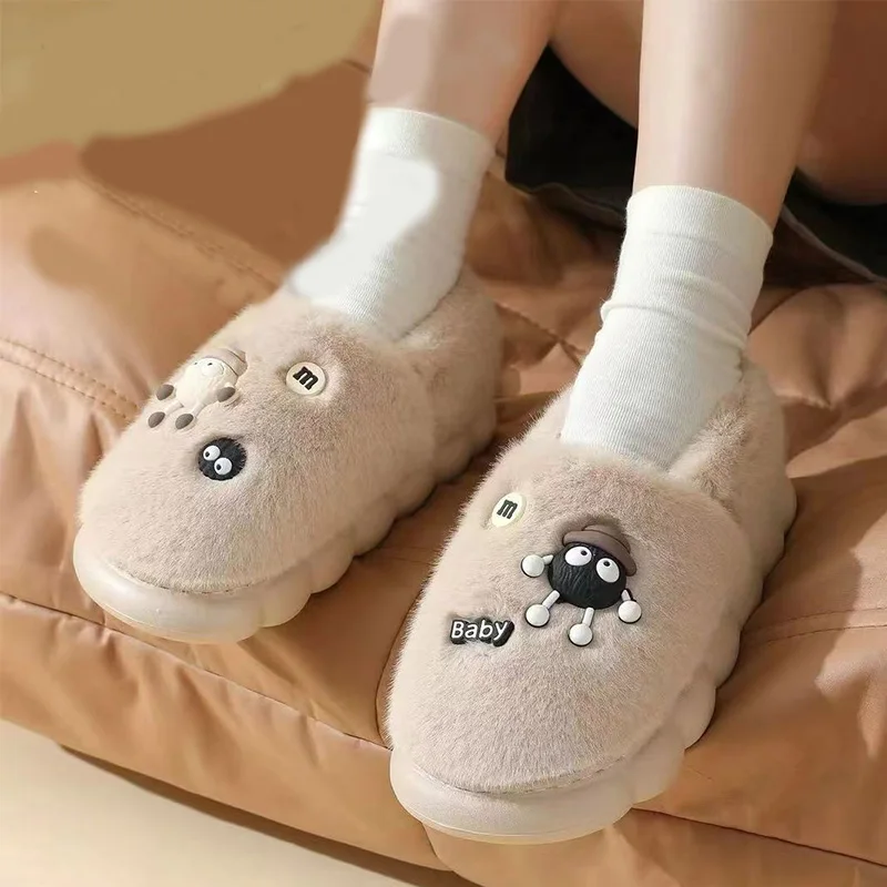 Warm Slipper slip resistant Winter shoes New Fashion Casual shoes for women Cushioning flat shoes for women