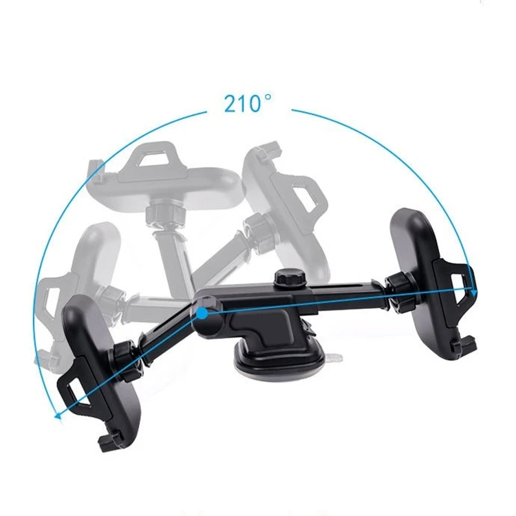 
Multi-function car navigation mobile phone holder 360 degree rotating telescopic car phone holder Suction cup bracket 