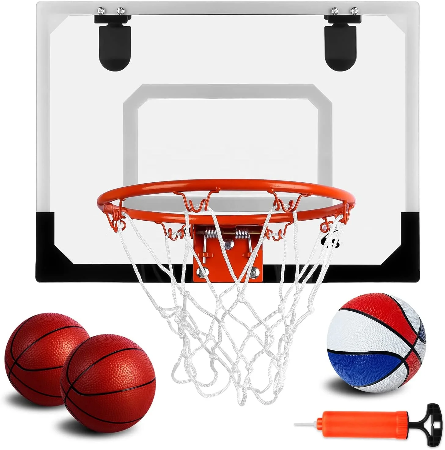 Mounted Basketball Hoop Set With Complete Accessories Indoor Mini Basketball Hoop Basketball Toy For Kids Adults
