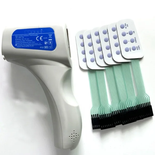 Custom push button tactile membrane keypad waterproof membrane switch