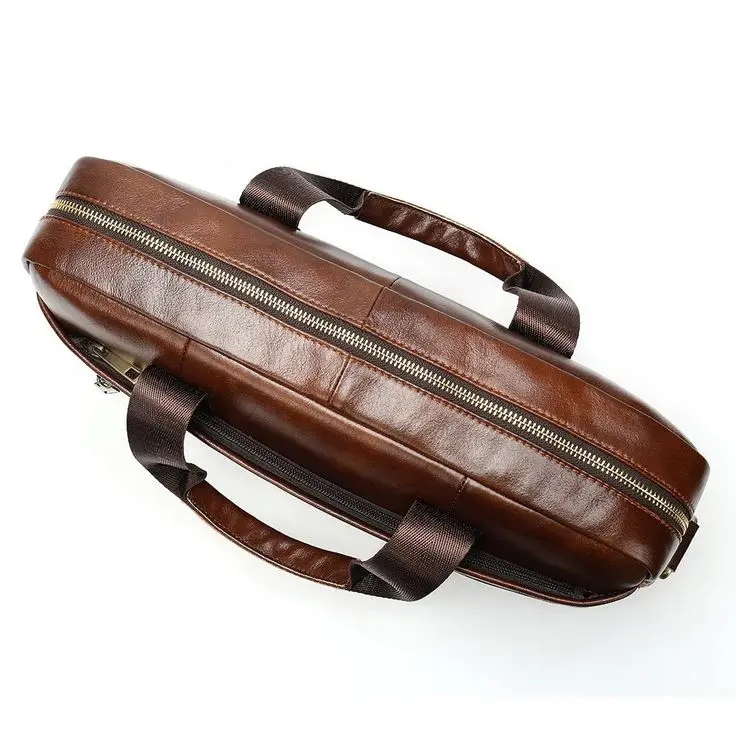 Hot Sale Wholesale Pu Leather Custom Vintage Men Laptop Business Briefcase