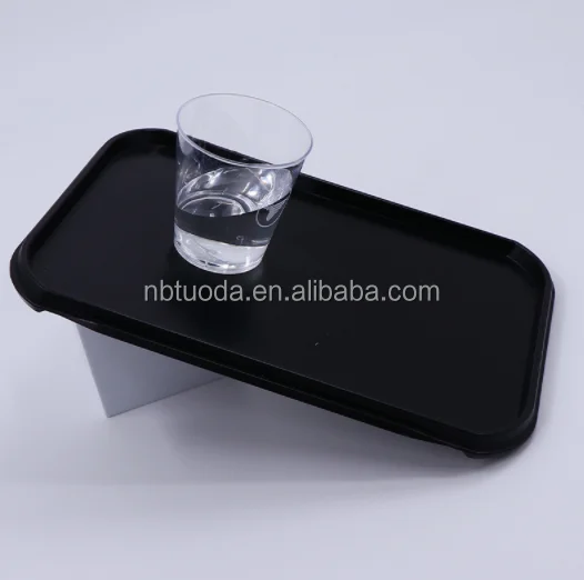 Plastic Food Tray Non-Slip Restaurant Fast Food Service Tray Food Serving Trays with Handle