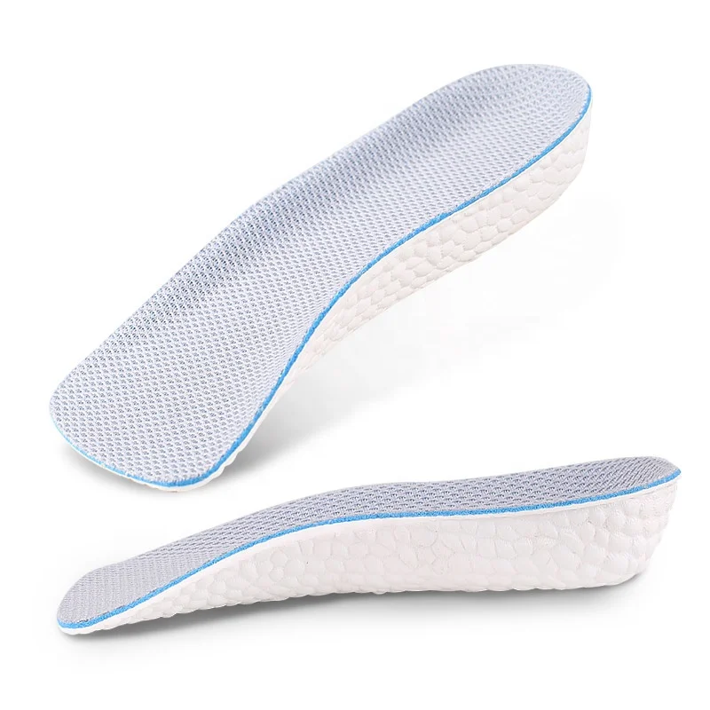 flexible 3/4 insole EVA height increase insoles flat-footed running arch support insole 1.5cm 2.5cm elev invisible