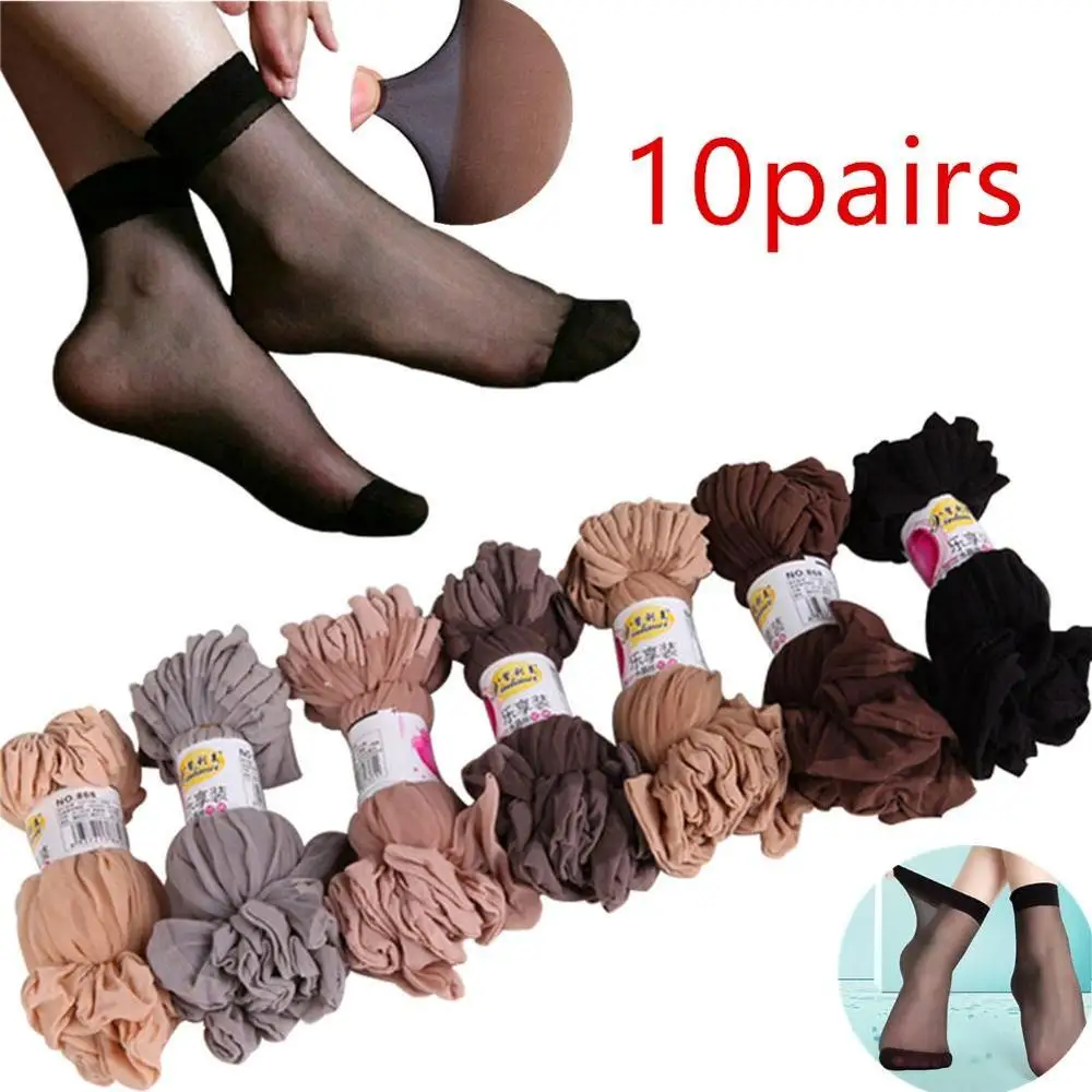 Fashion Custom Summer Mesh Nylon Hosiery Ankle Stockings Lace Socks Ladies Women Transparent Socks