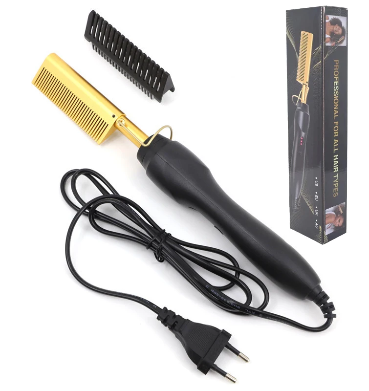 Gubebeauty портативные 2 в 1 Электрические щетки для завивки волос, Плойка для завивки волос, выпрямитель, электрическая щетка для волос для домашнего использования