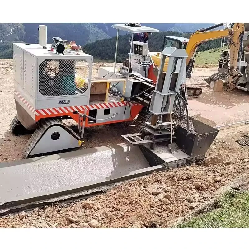 Cost-Effective Product  Crash Barrier Slipforming Machine  Small Concrete Curbing Machine  Road Border Machine